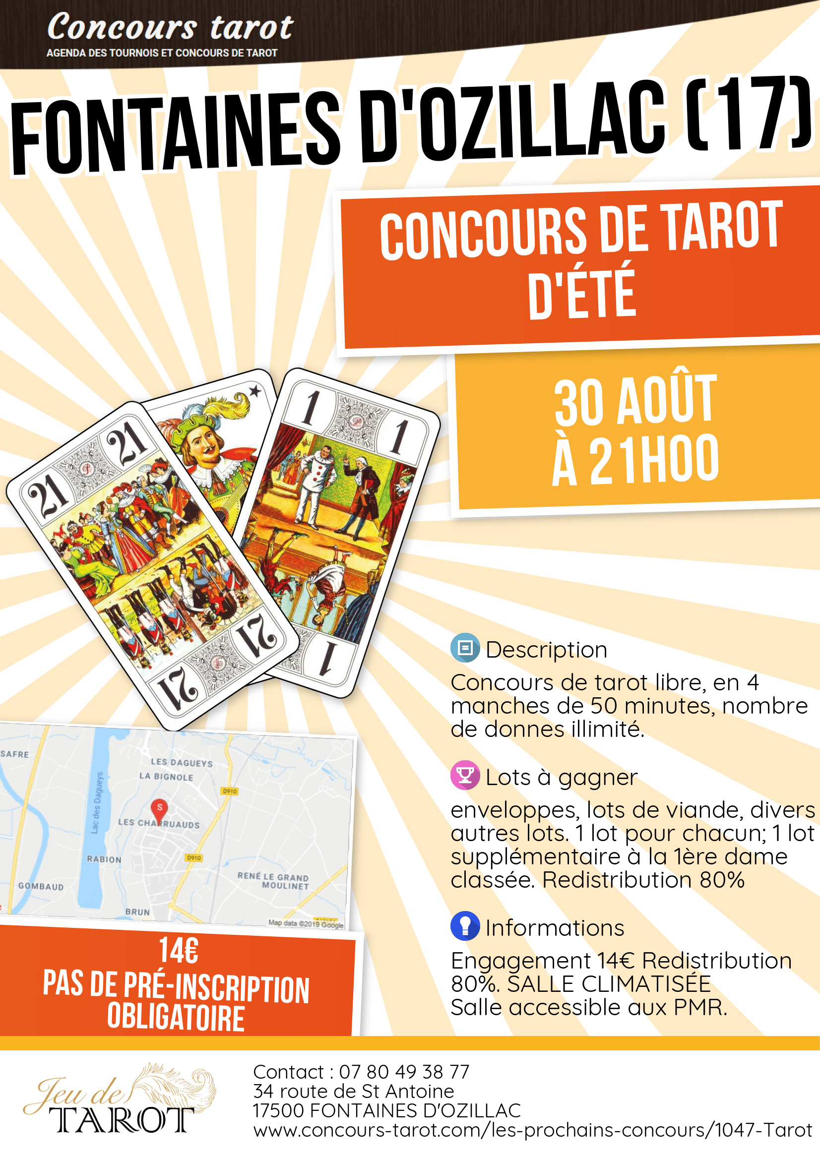 CONCOURS DE TAROT D T