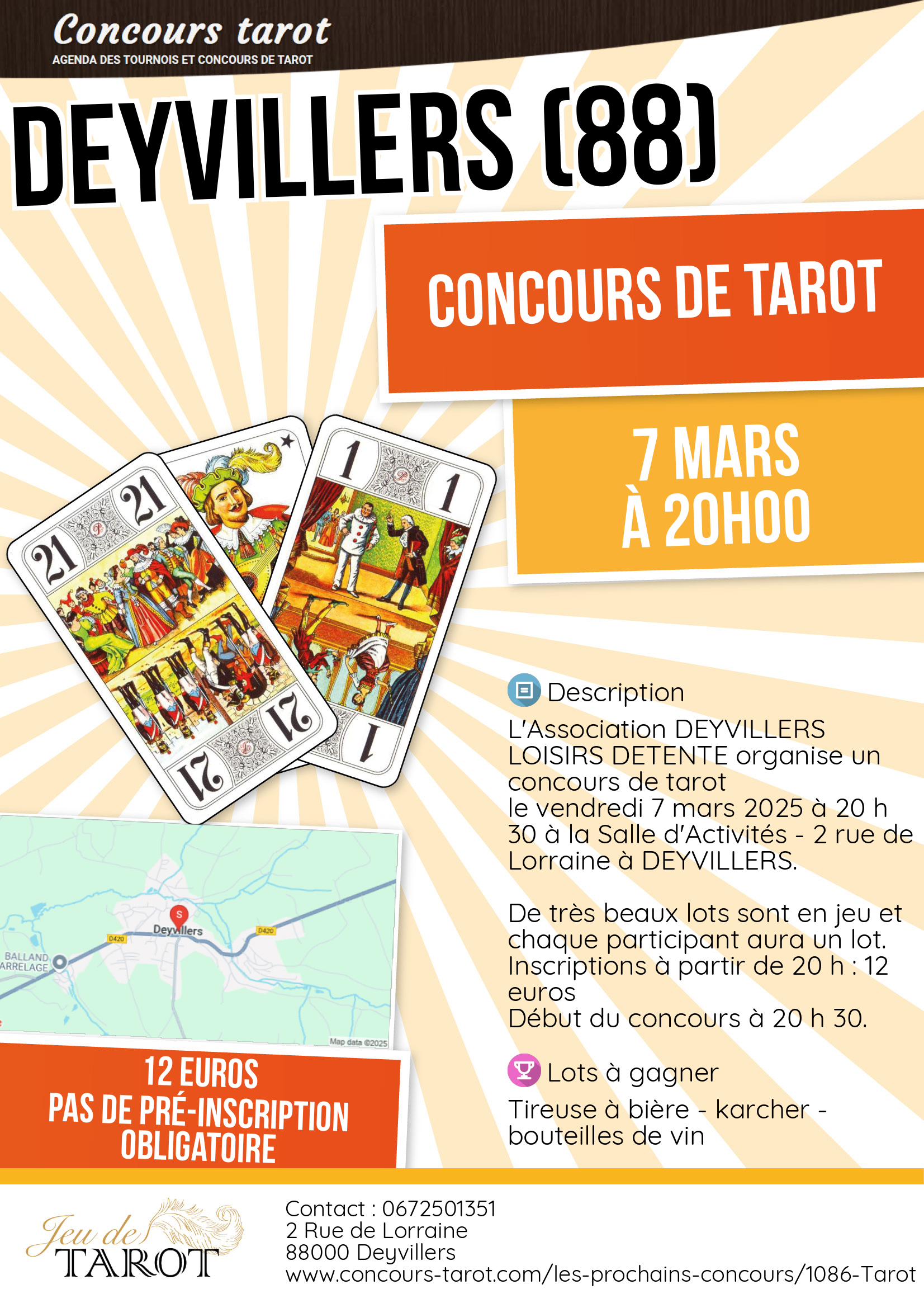 Concours de tarot