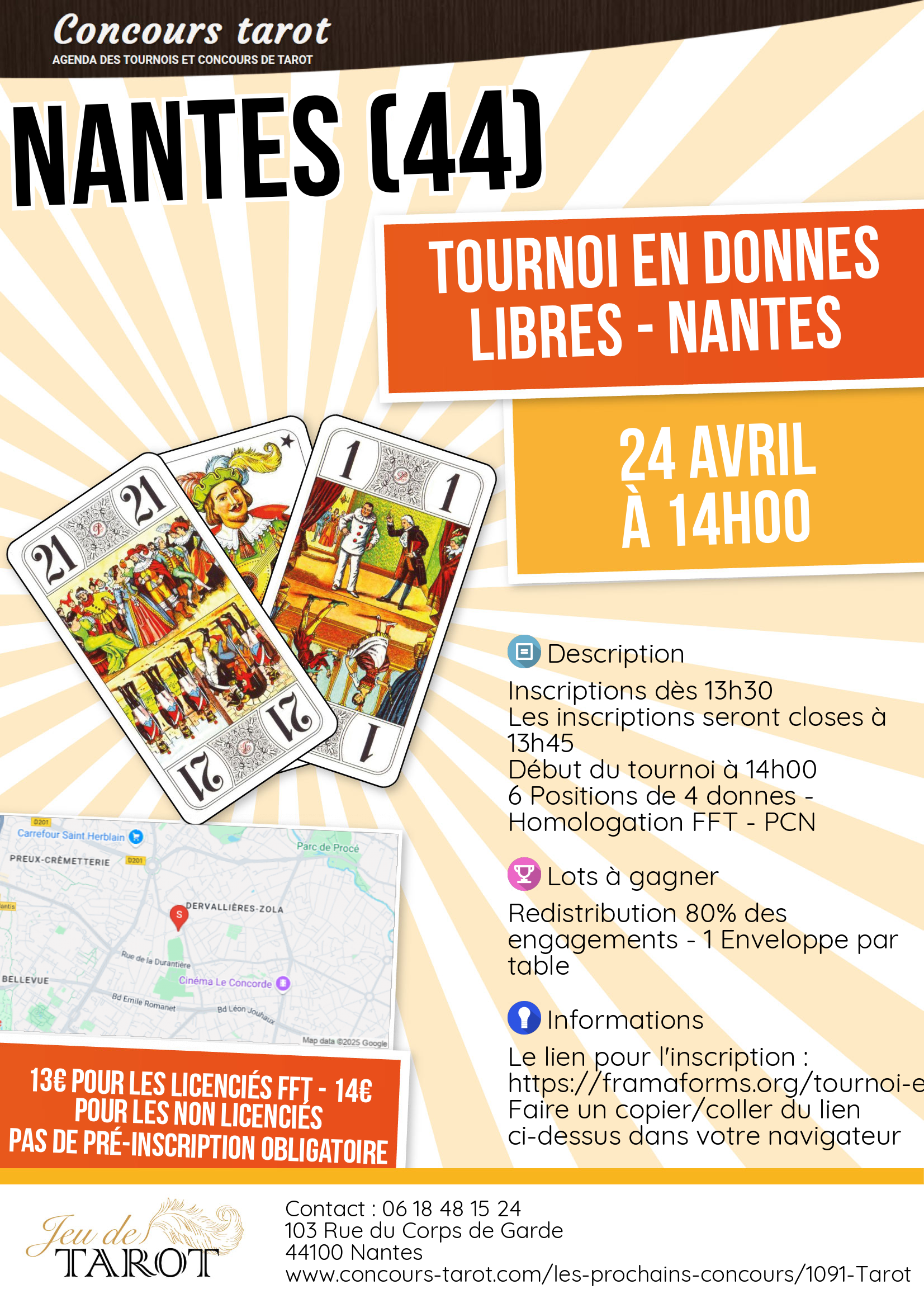 Tournoi en donnes libres  Nantes
