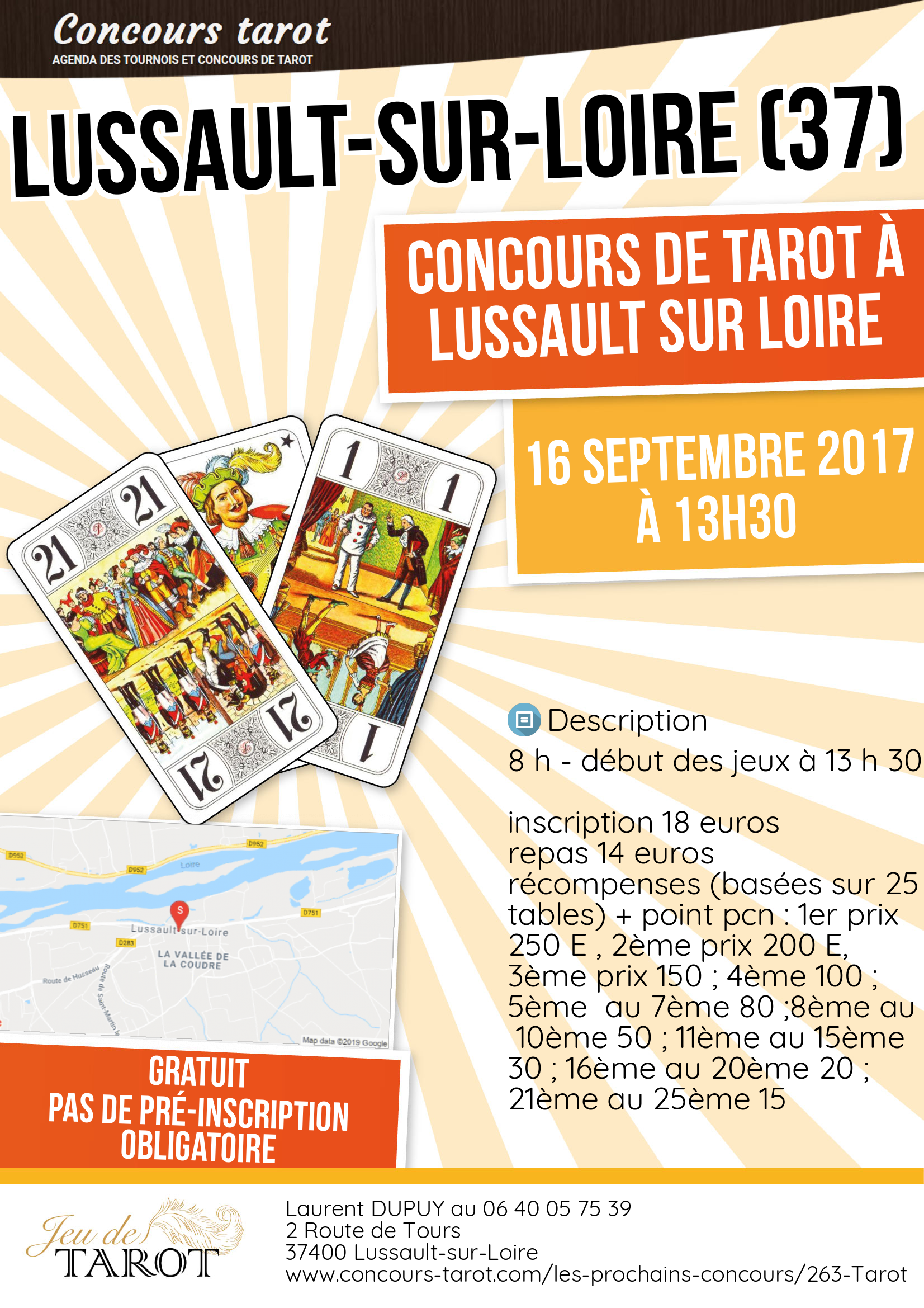 Concours de tarot a Lussault sur Loire