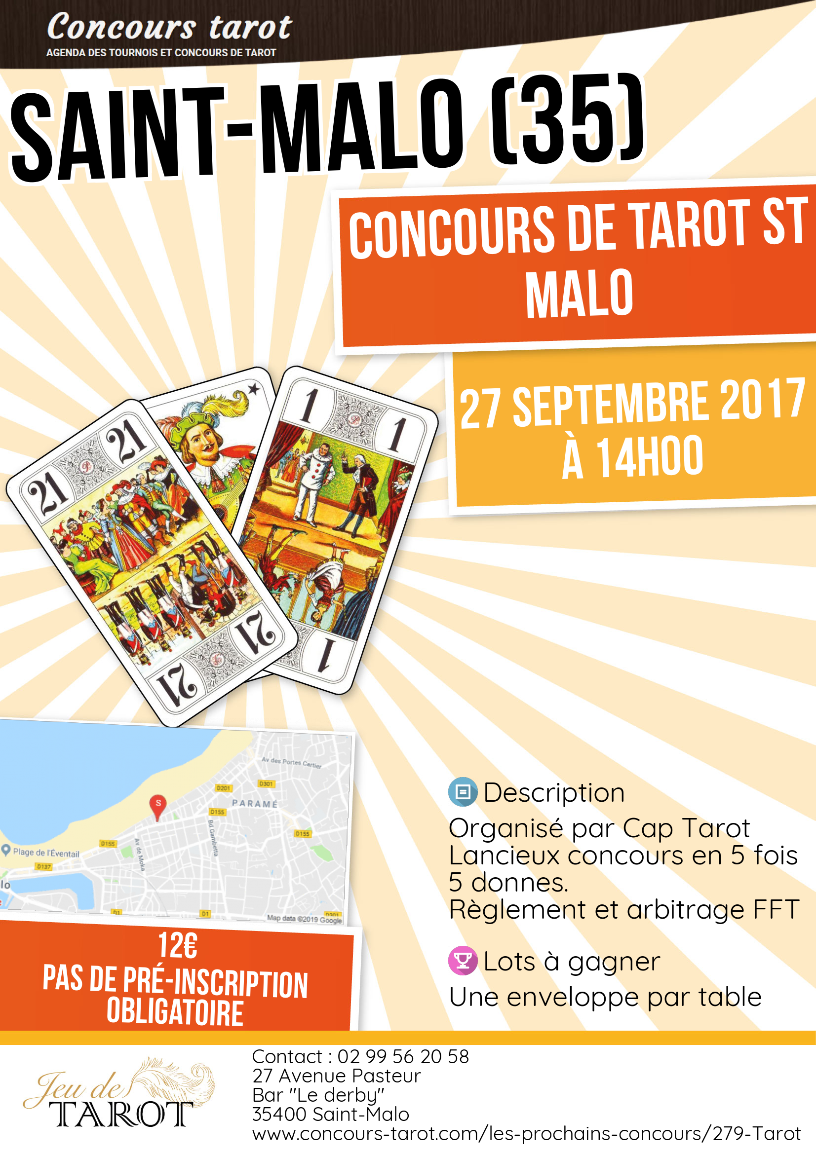 Concours de tarot St Malo