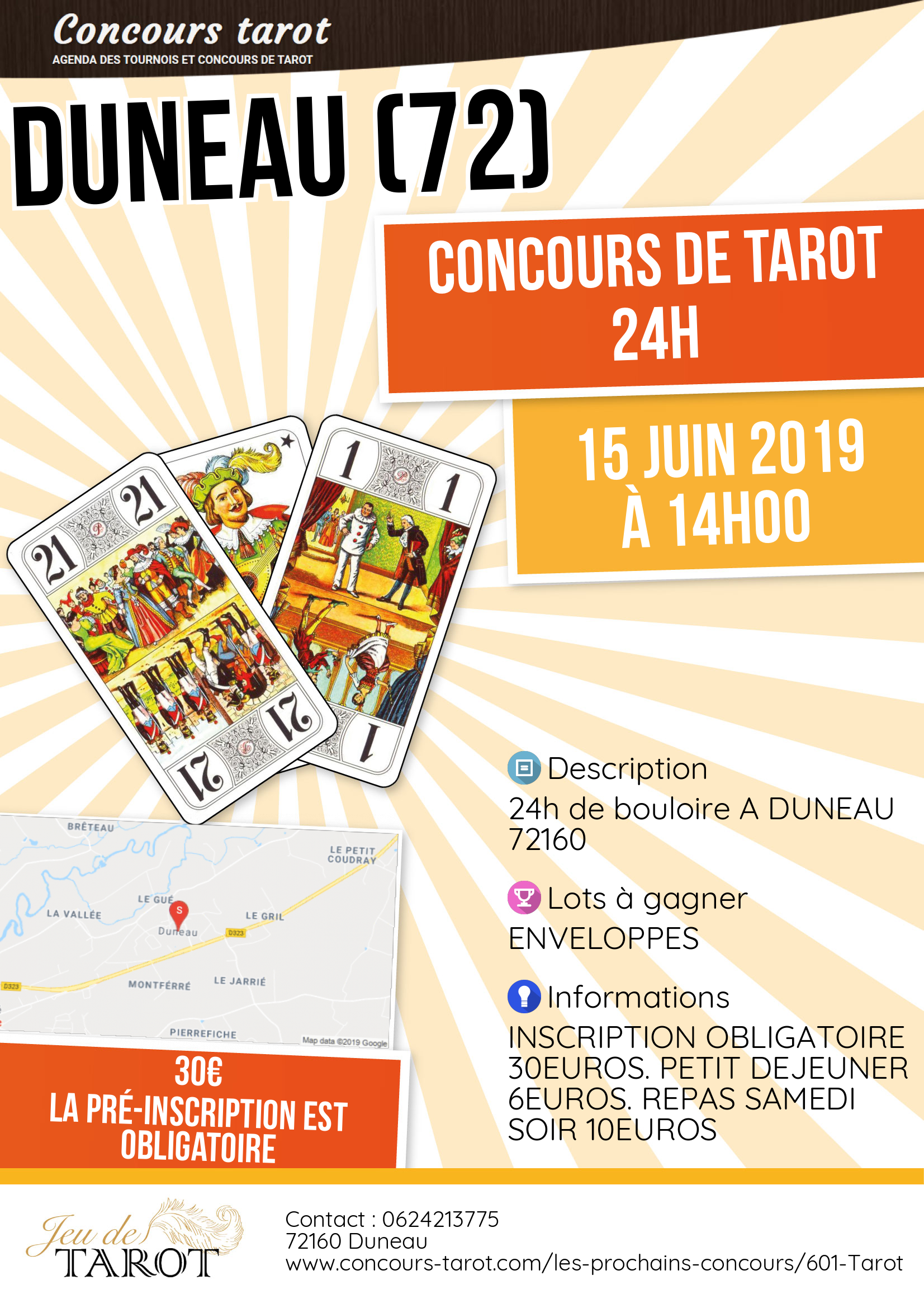 Concours de tarot 24h