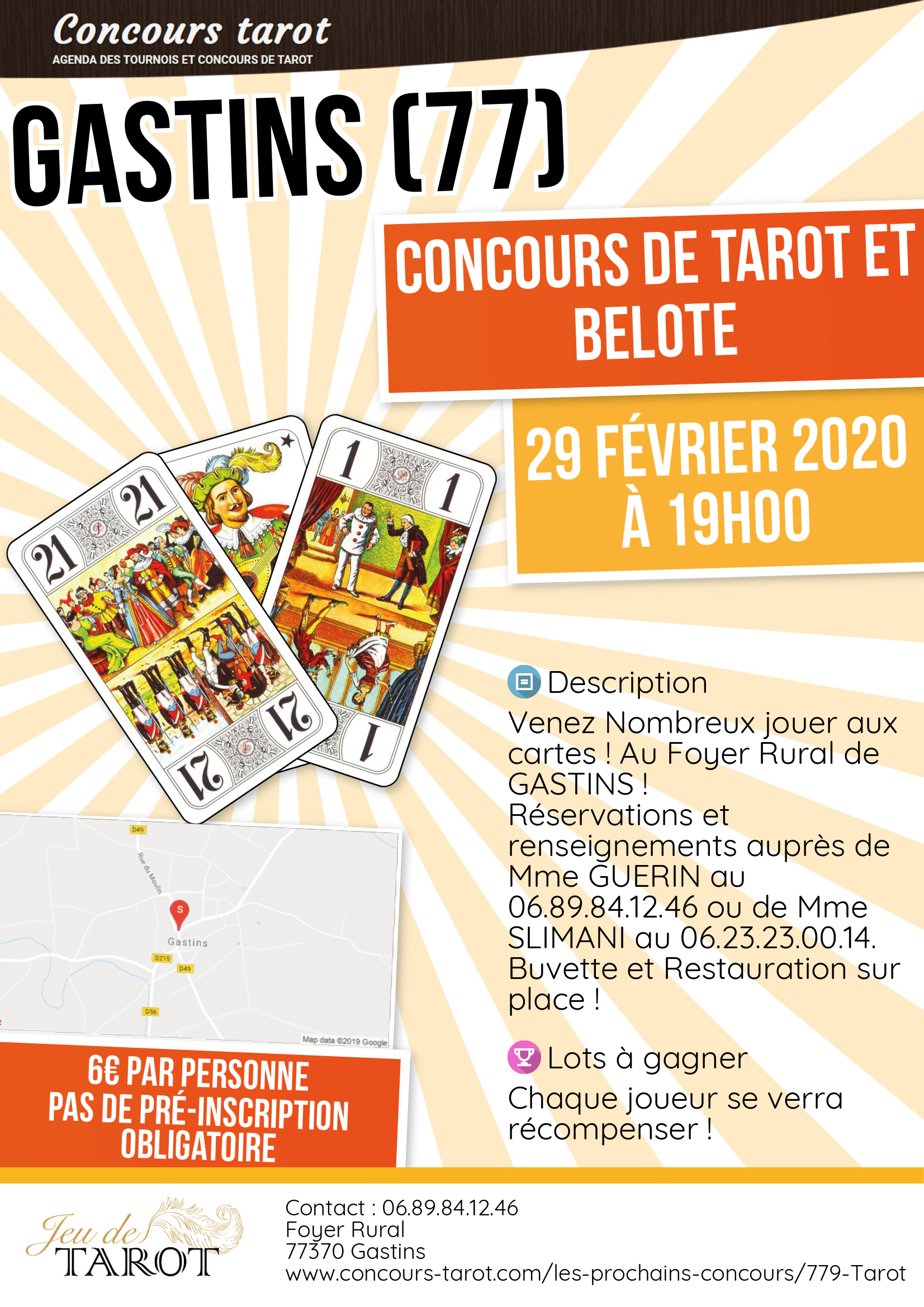 Concours de tarot et belote