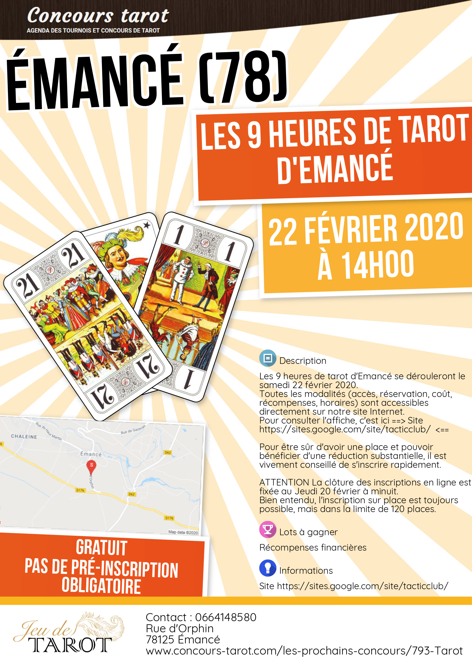 Les 9 Heures de Tarot d Emance