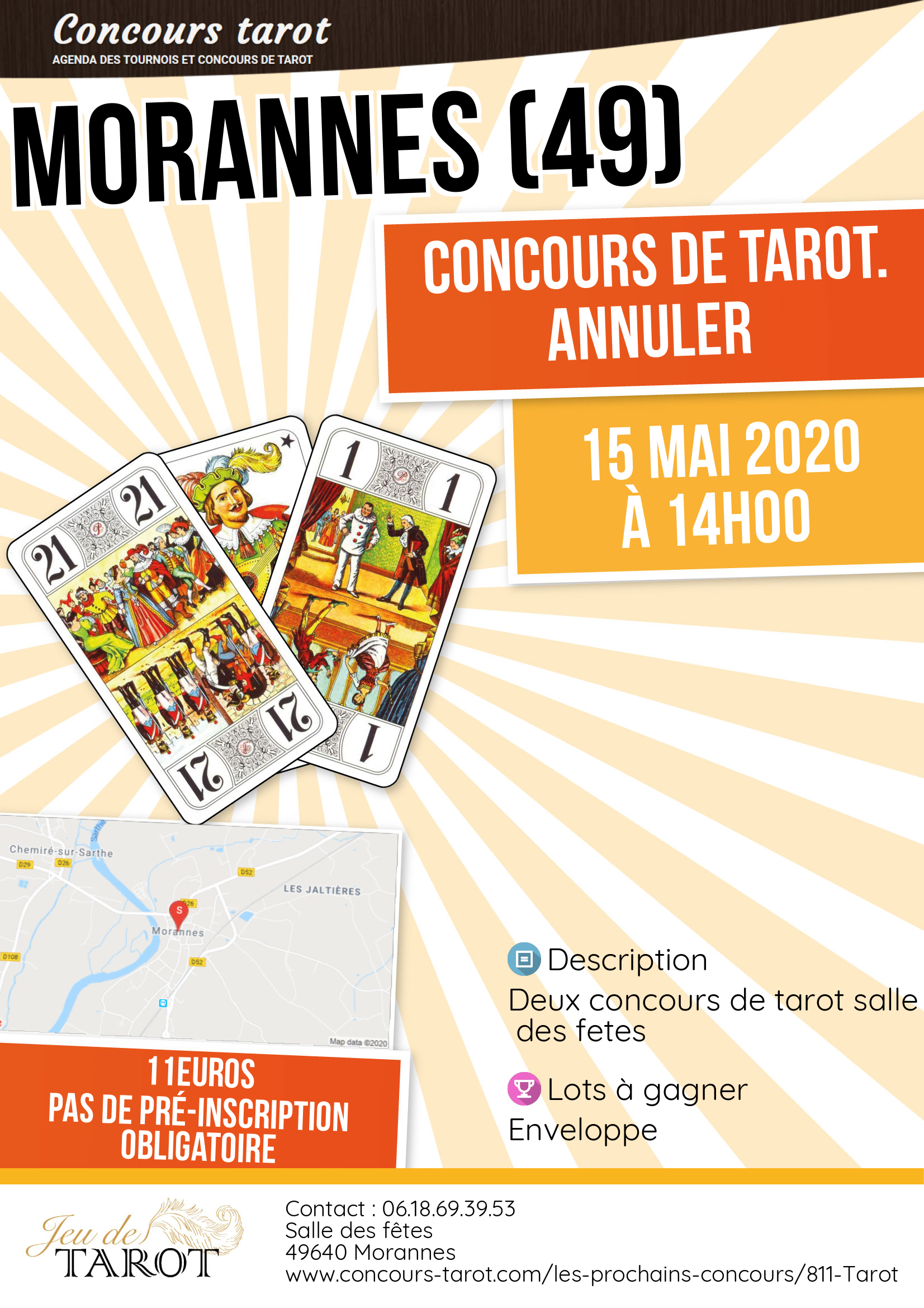 Concours de tarot Annuler 