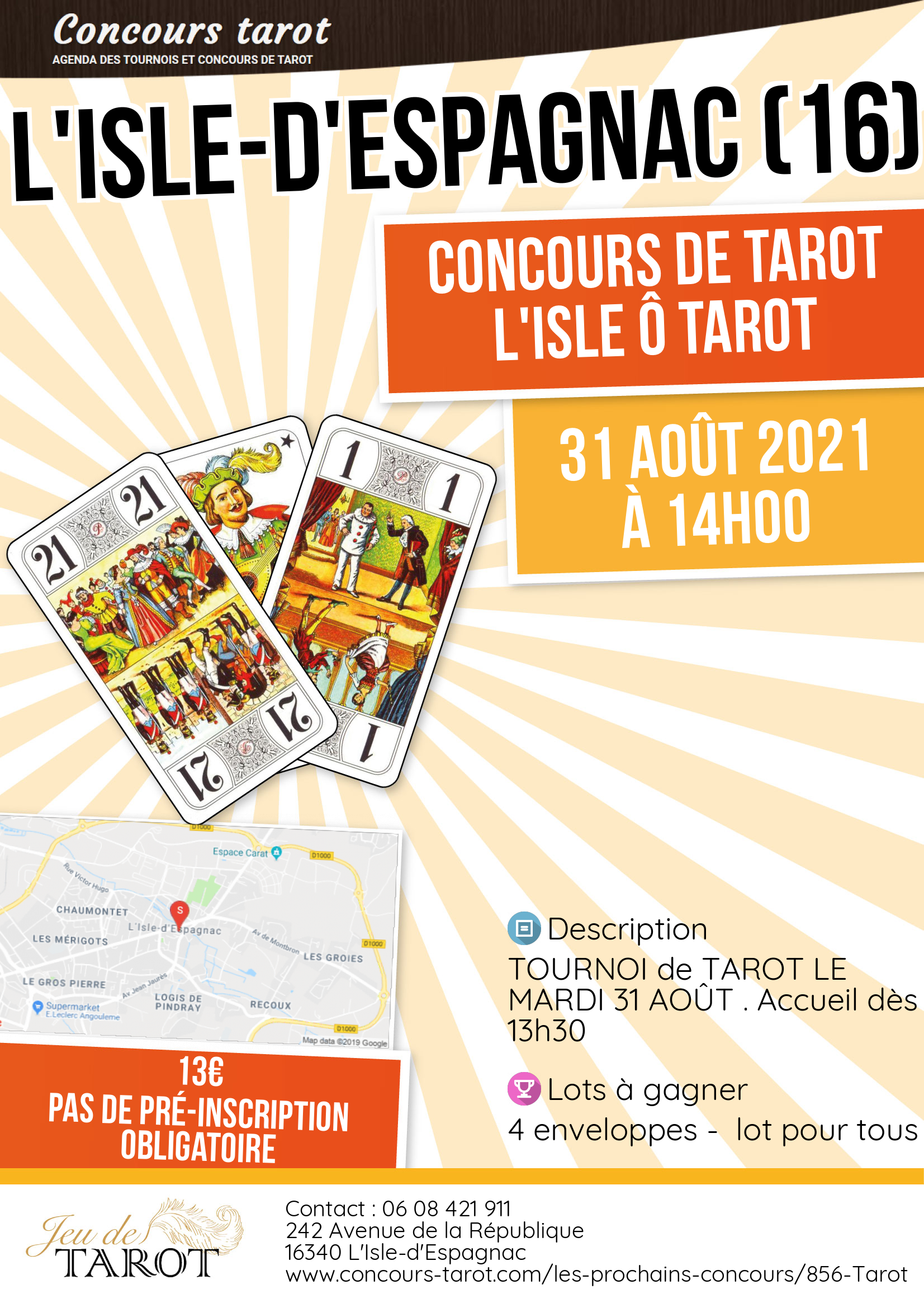 Concours de tarot L ISLE  TAROT