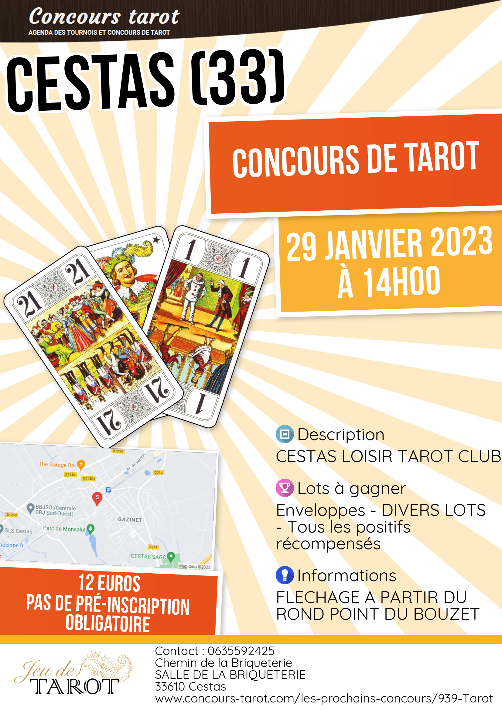 CONCOURS DE TAROT