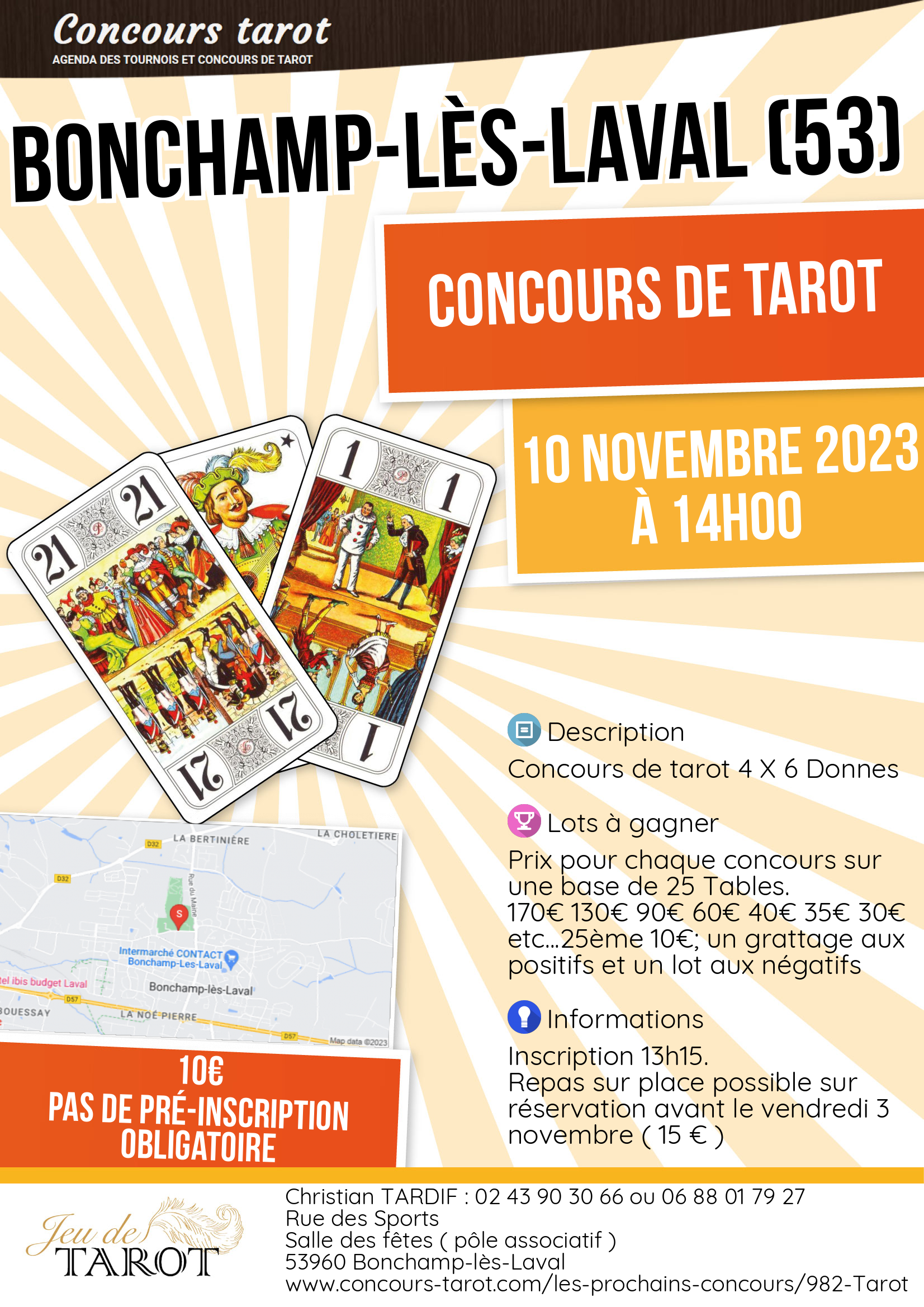 CONCOURS DE TAROT