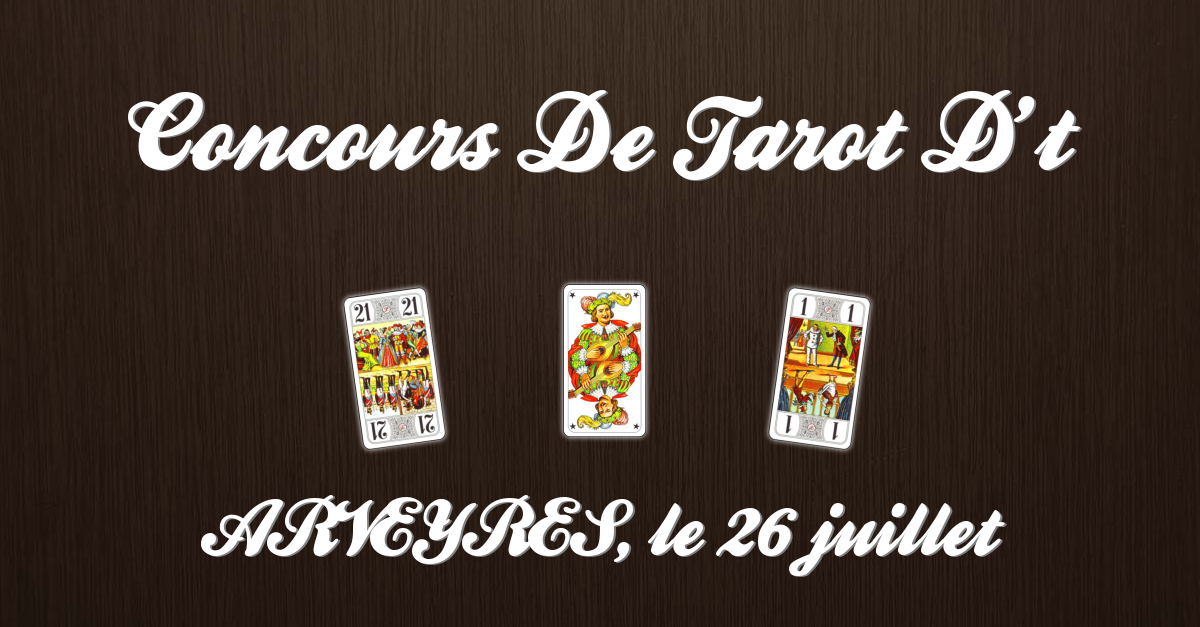 CONCOURS DE TAROT D T