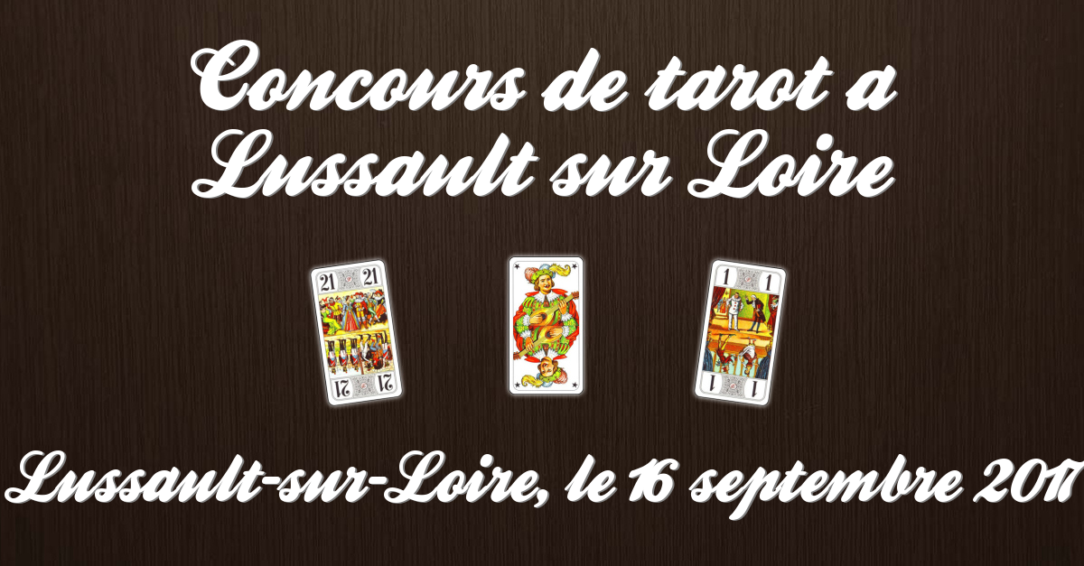 Concours de tarot a Lussault sur Loire