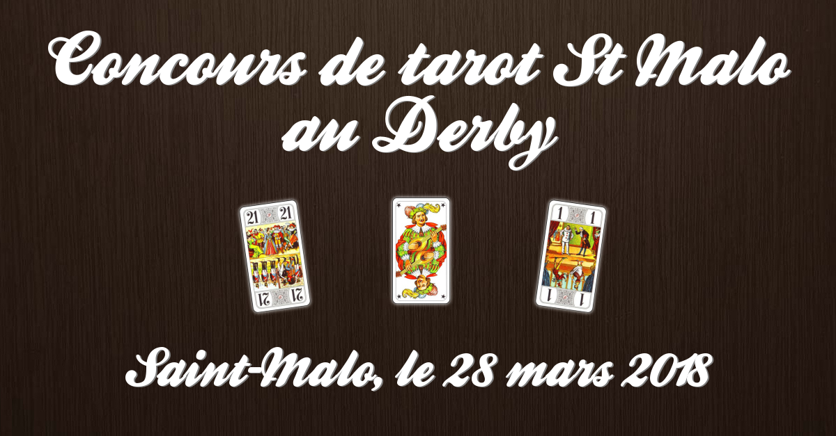 Concours de tarot St Malo au Derby