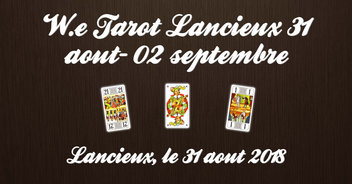 WE Tarot Lancieux 31 aout 02 septembre
