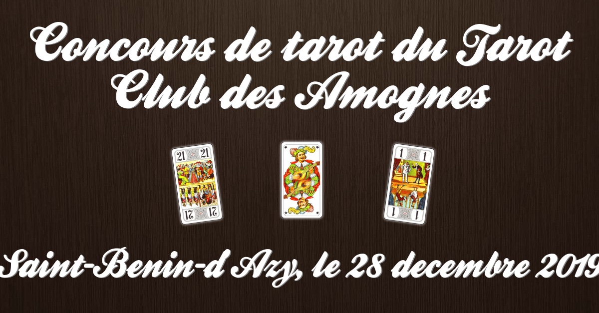 Concours de tarot du Tarot Club des Amognes