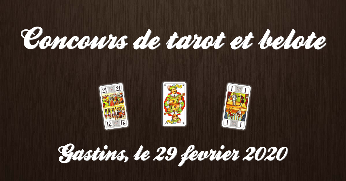 Concours de tarot et belote