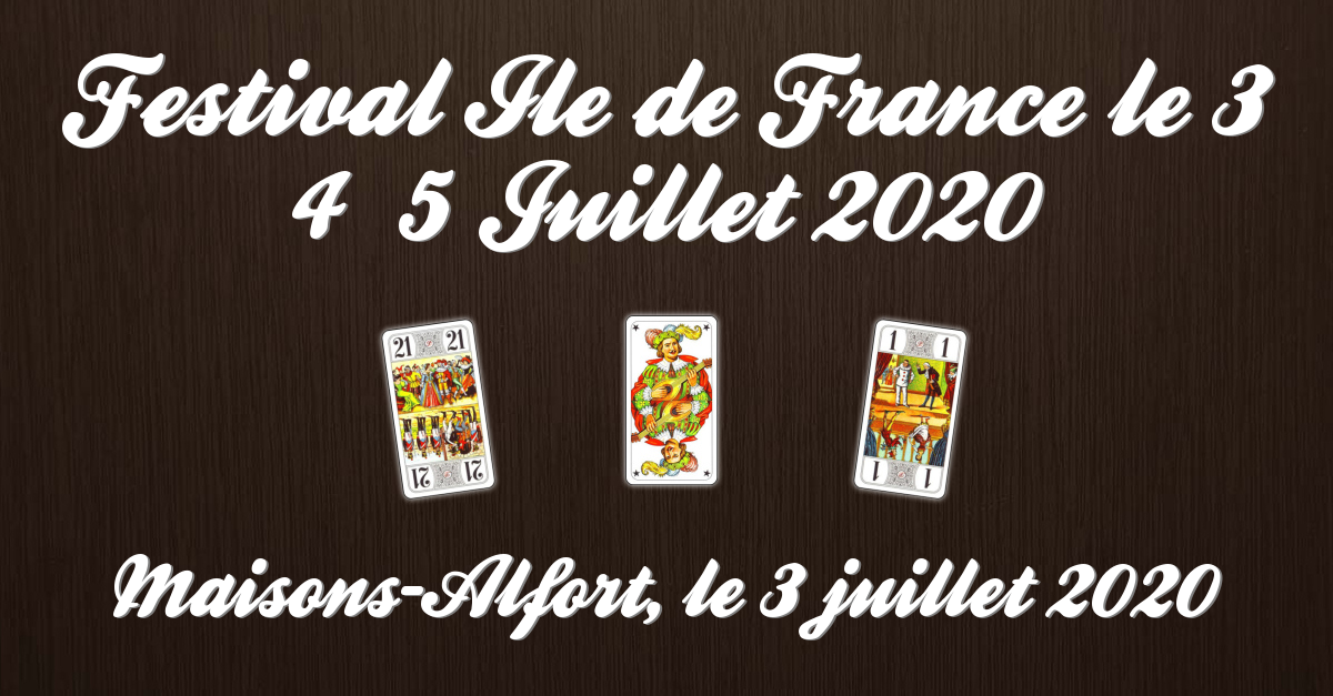 Festival Ile de France le 3 4  5 Juillet 2020