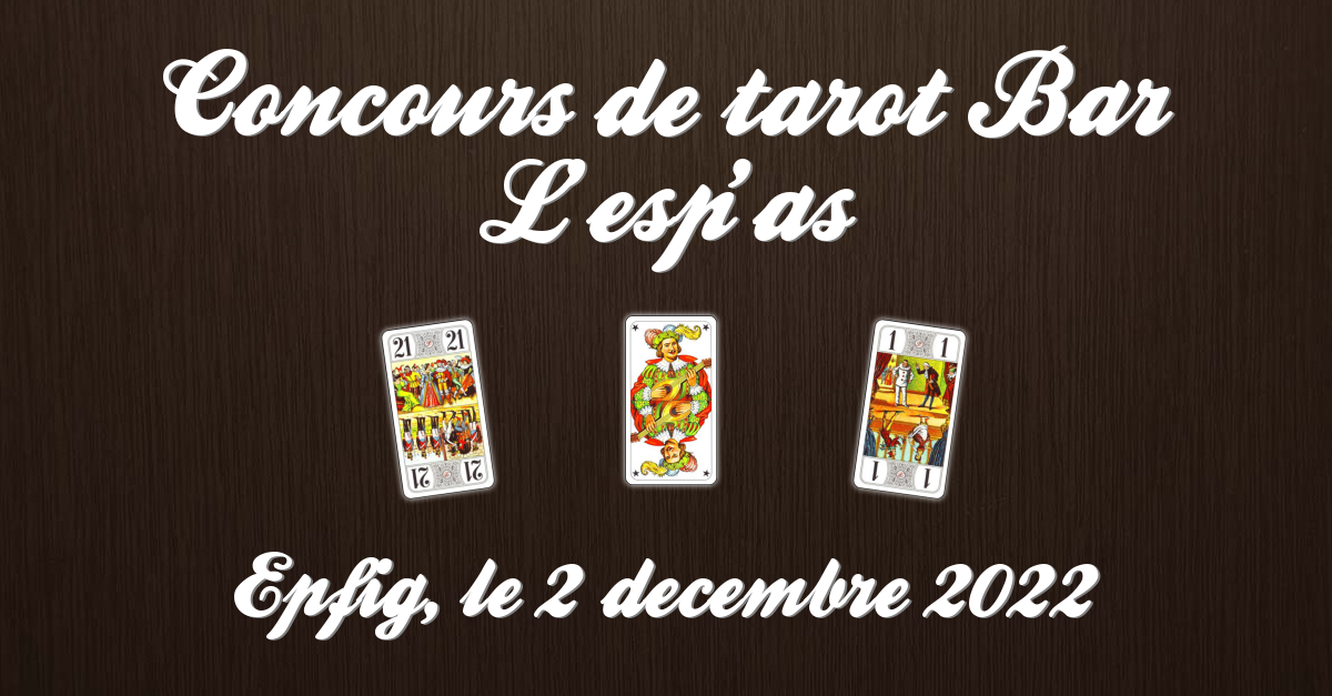 Concours de tarot BAR L ESP AS