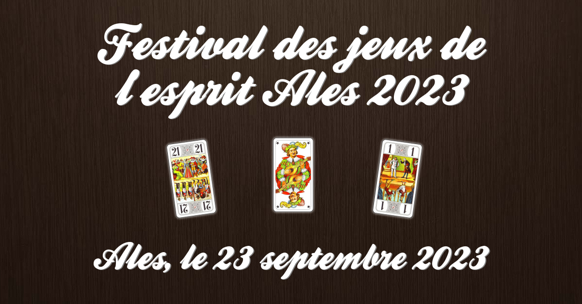 Festival des jeux de l esprit ALES 2023
